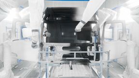 Ein neuer Lackierprozess im Mercedes-Benz Werk Wörth senkt den Energieverbrau und die Zahl der Lackierkabinen. (Bild: Daimler Truck AG)